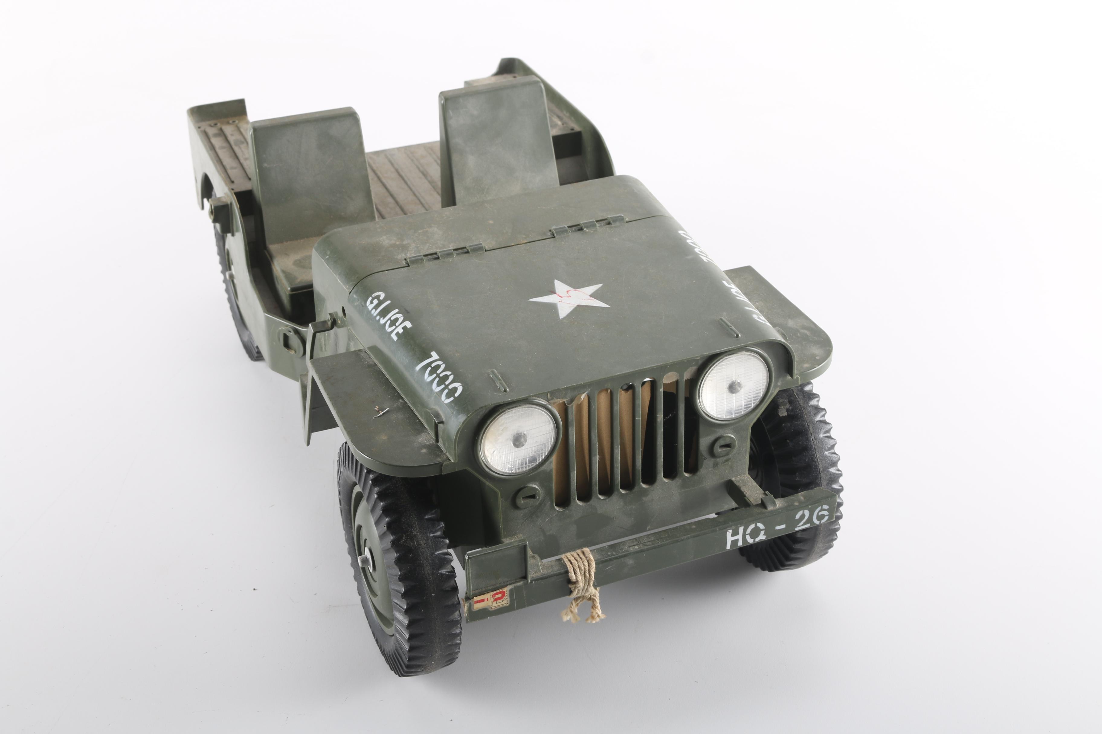 Trio of 1990s Hasbro Tonka G.I. Joe Jeeps