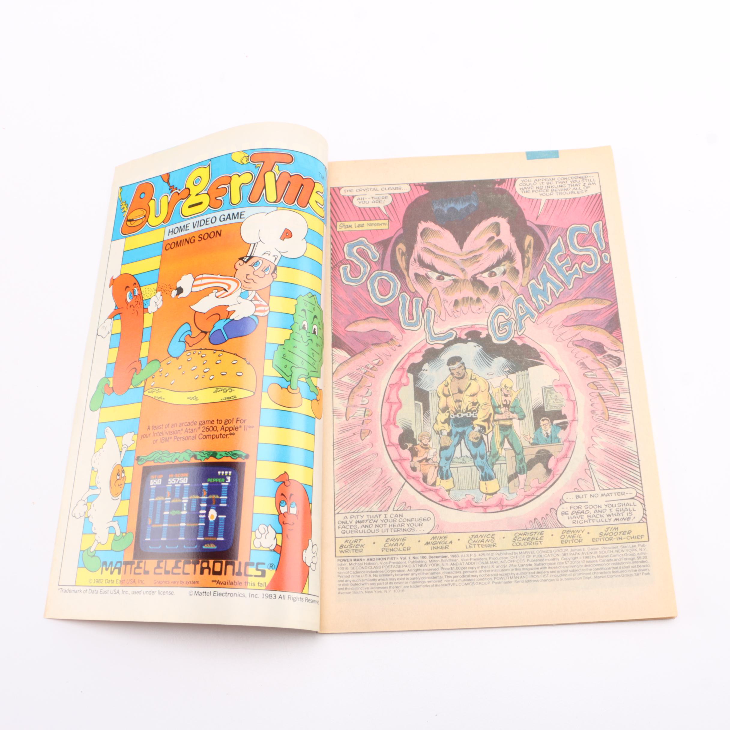 Bronze Age Marvel Comics Including Luke Cage, Iron Fist, Spider-Man