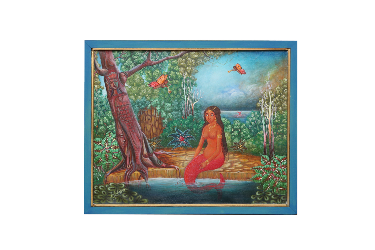 JaJ Luberisse Mythical Inspired Acrylic Painting On Canvas