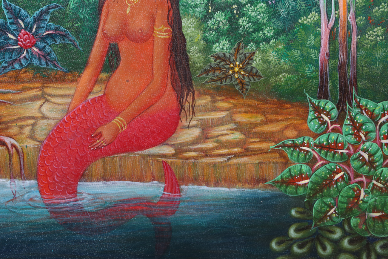 JaJ Luberisse Mythical Inspired Acrylic Painting On Canvas