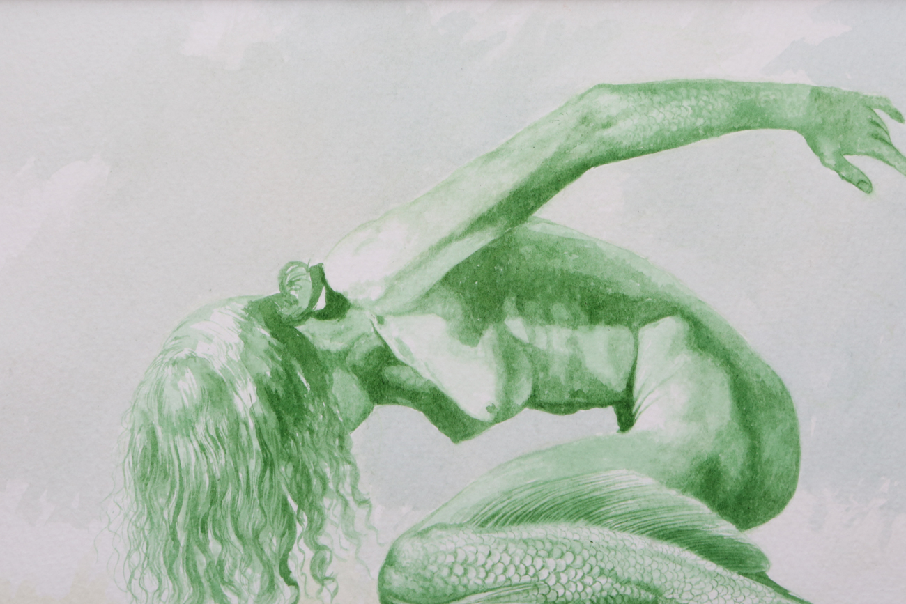 Francisco Cienfuegos Rivera Original Watercolor Painting