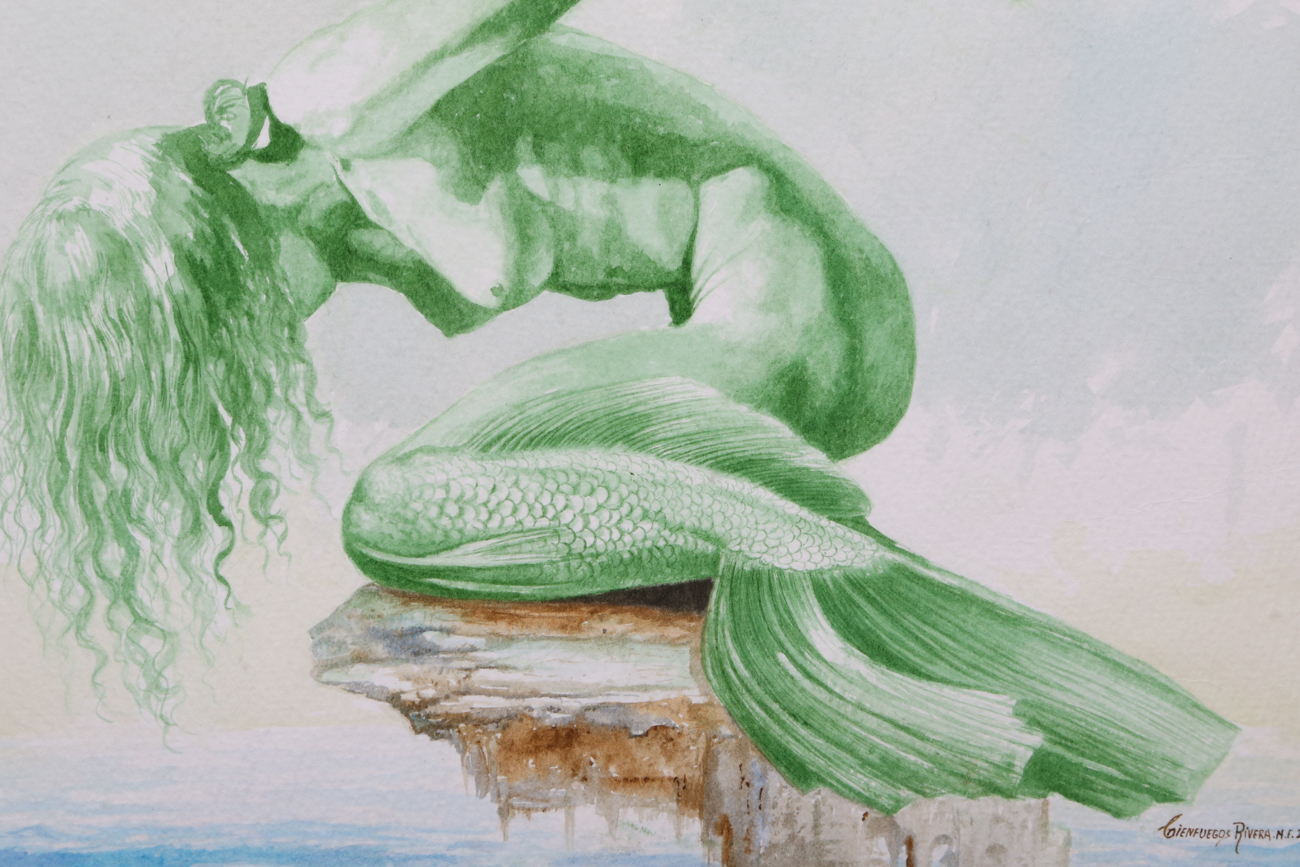 Francisco Cienfuegos Rivera Original Watercolor Painting