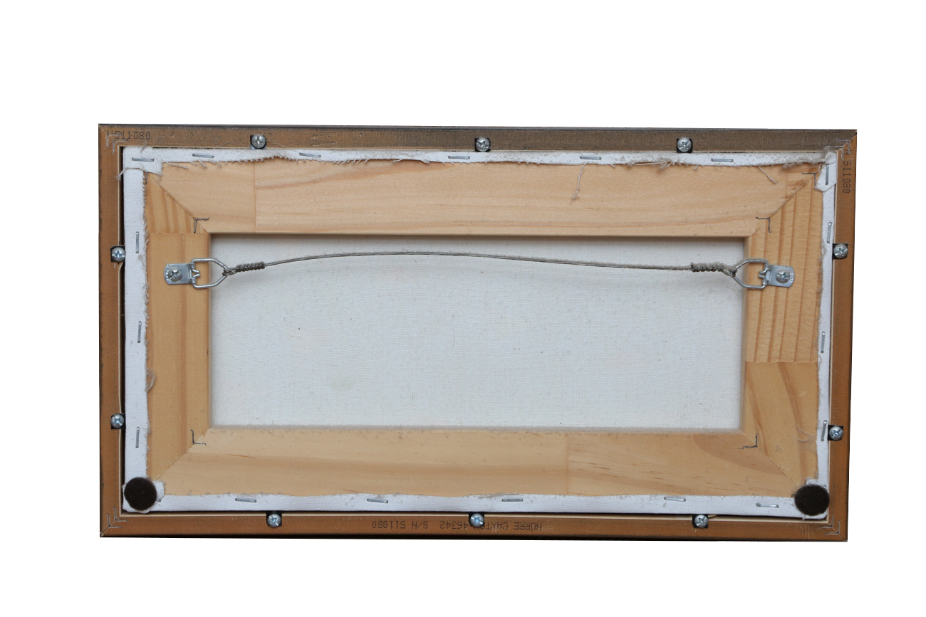 Original Signed Aquatic Themed Acrylic Painting On Canvas