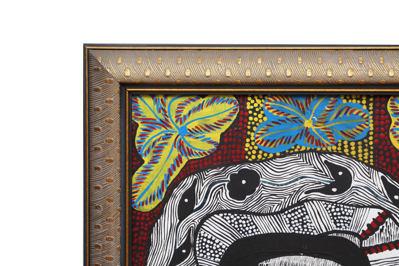 Prosper Pierre-Louis Acrylic Painting On Canvas "Spirits In Black & White"