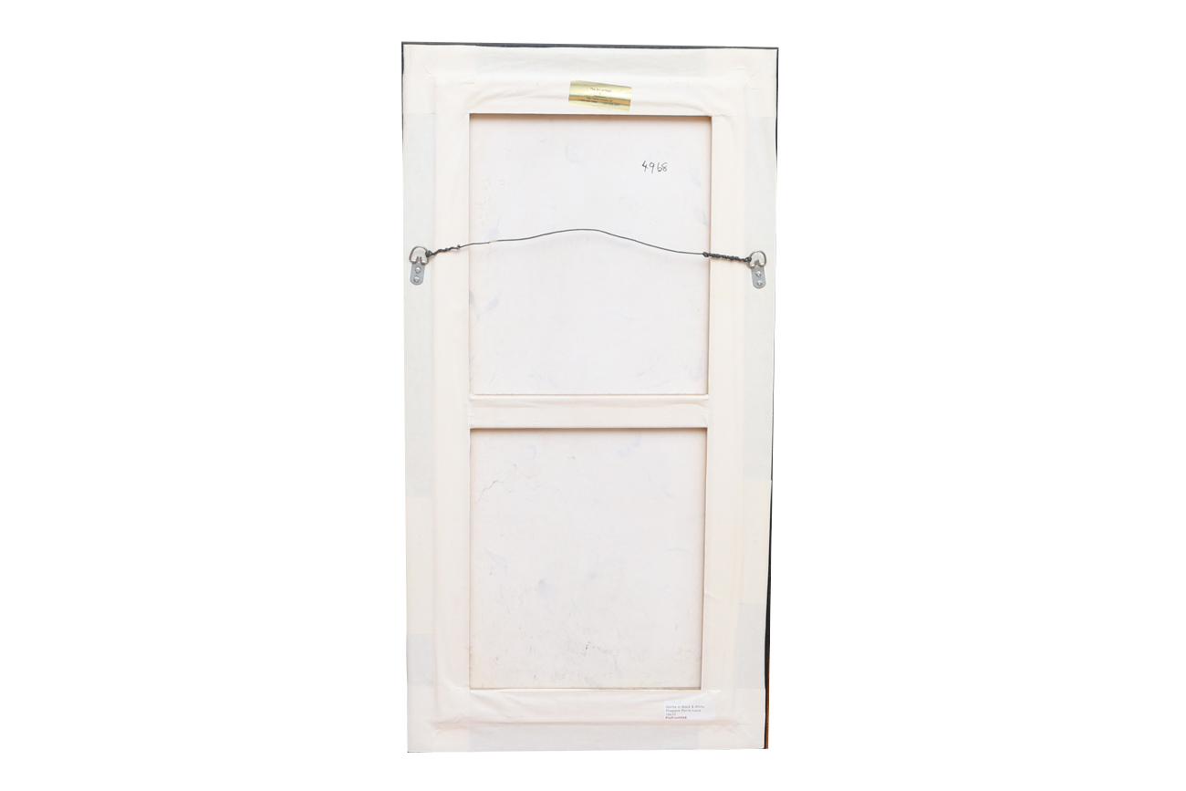 Prosper Pierre-Louis Acrylic Painting On Canvas "Spirits In Black & White"