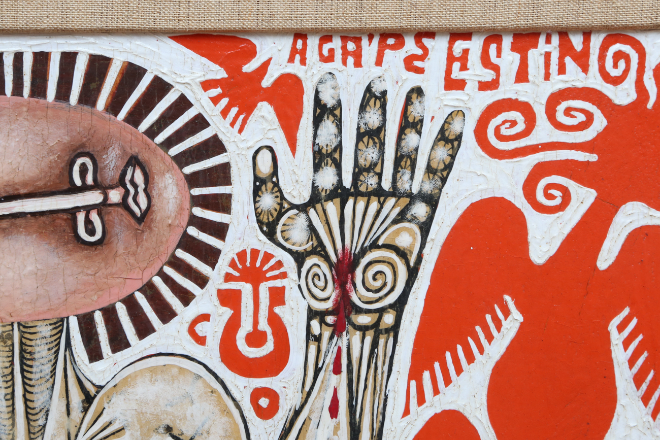 Rex Clawson Oil Painting On Board