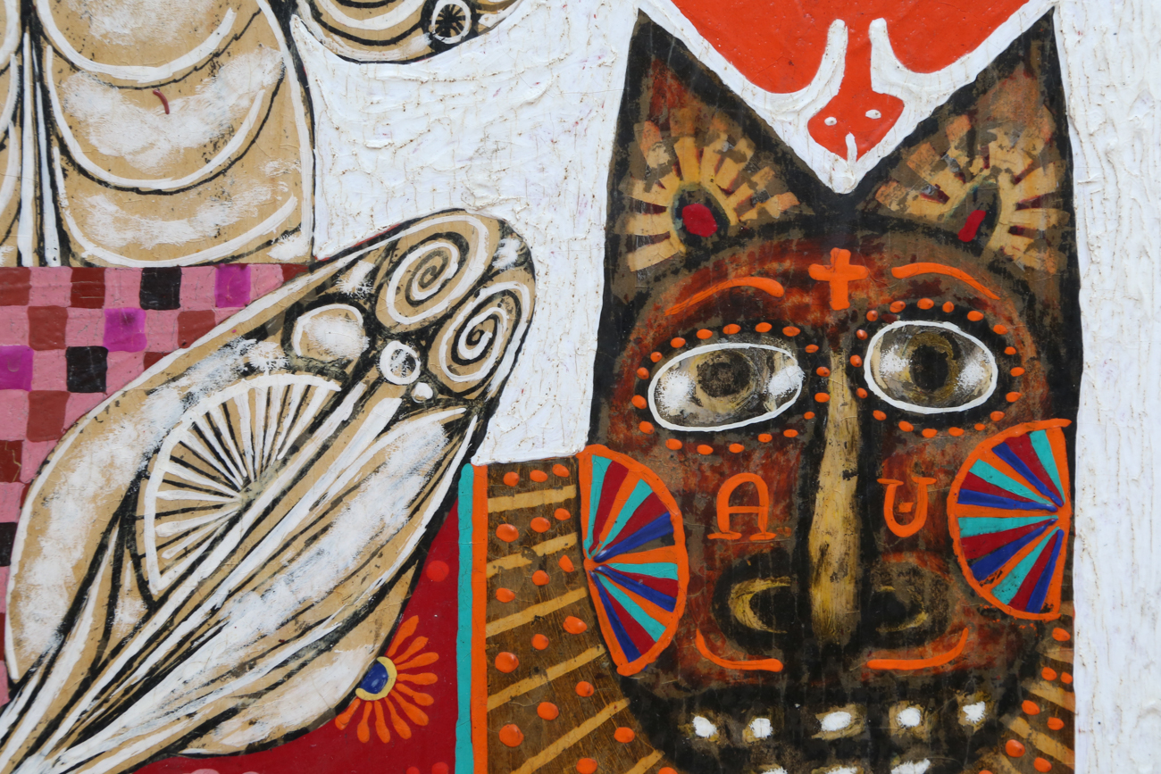 Rex Clawson Oil Painting On Board