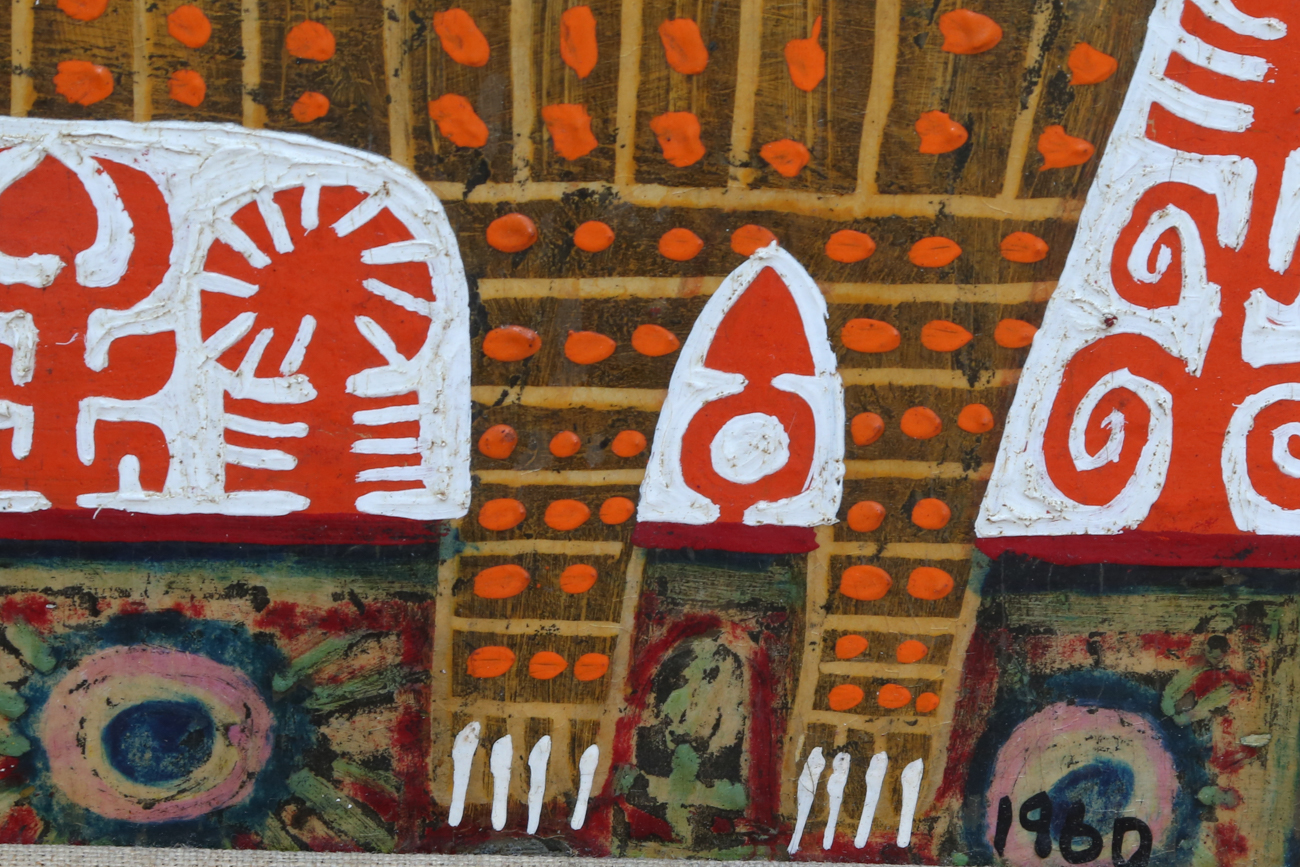 Rex Clawson Oil Painting On Board