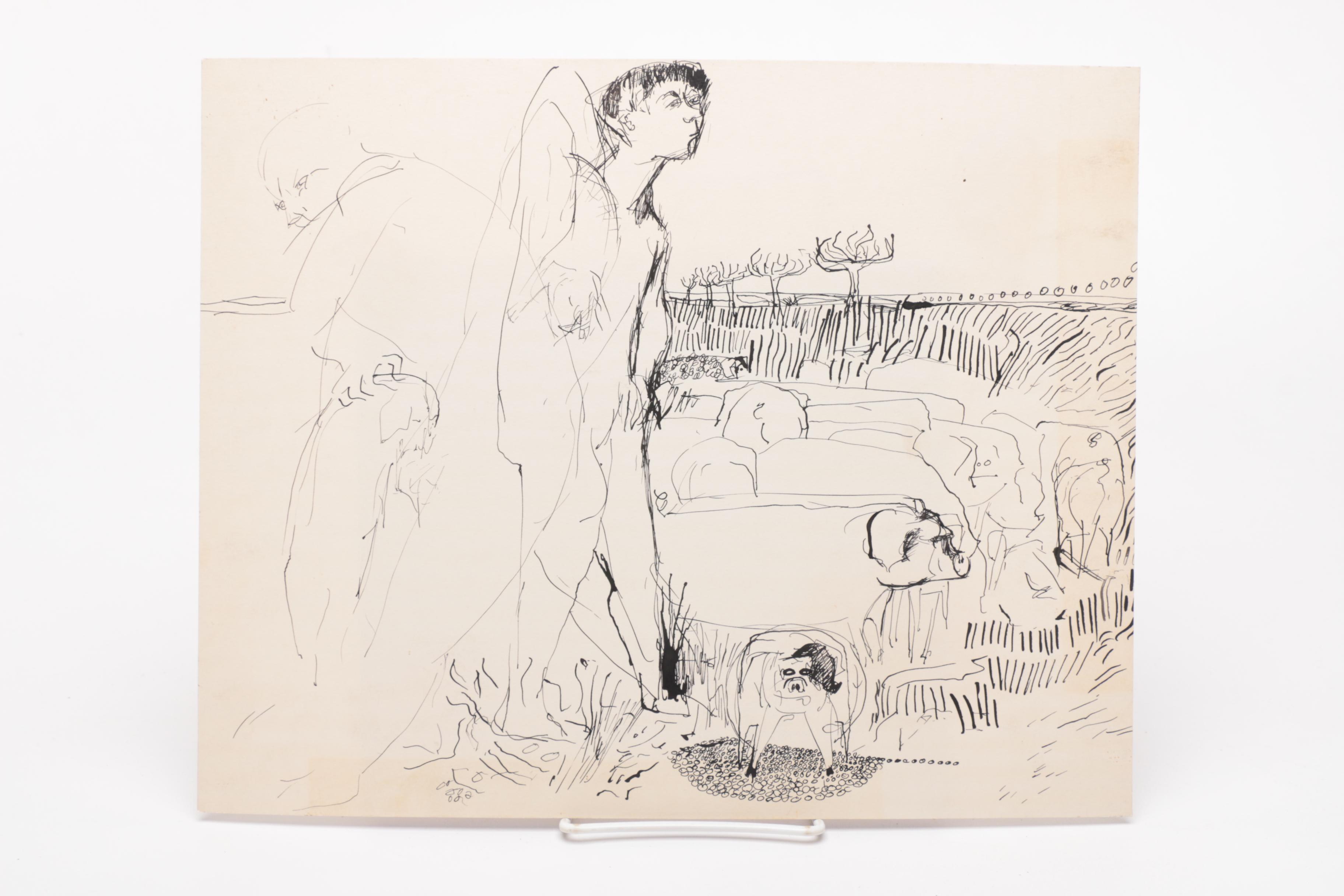 Jeanne Mason Koch Drawings and Watercolors