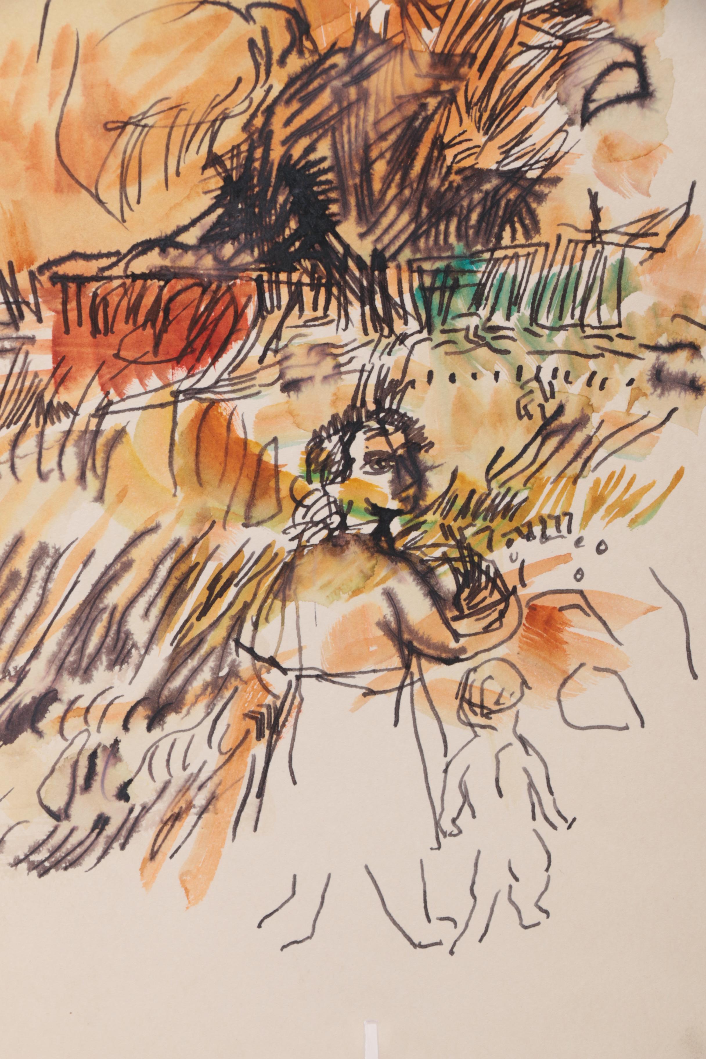 Jeanne Mason Koch Drawings and Watercolors