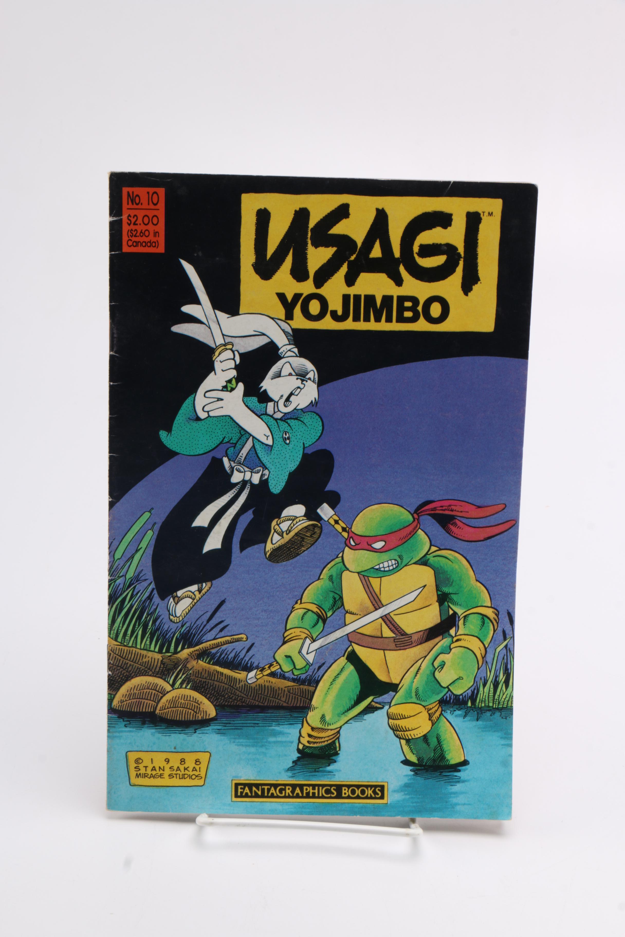 Vintage Comic and Coloring Book Collection Including "Teenage Mutant Ninja Turtles", "Star Trek"