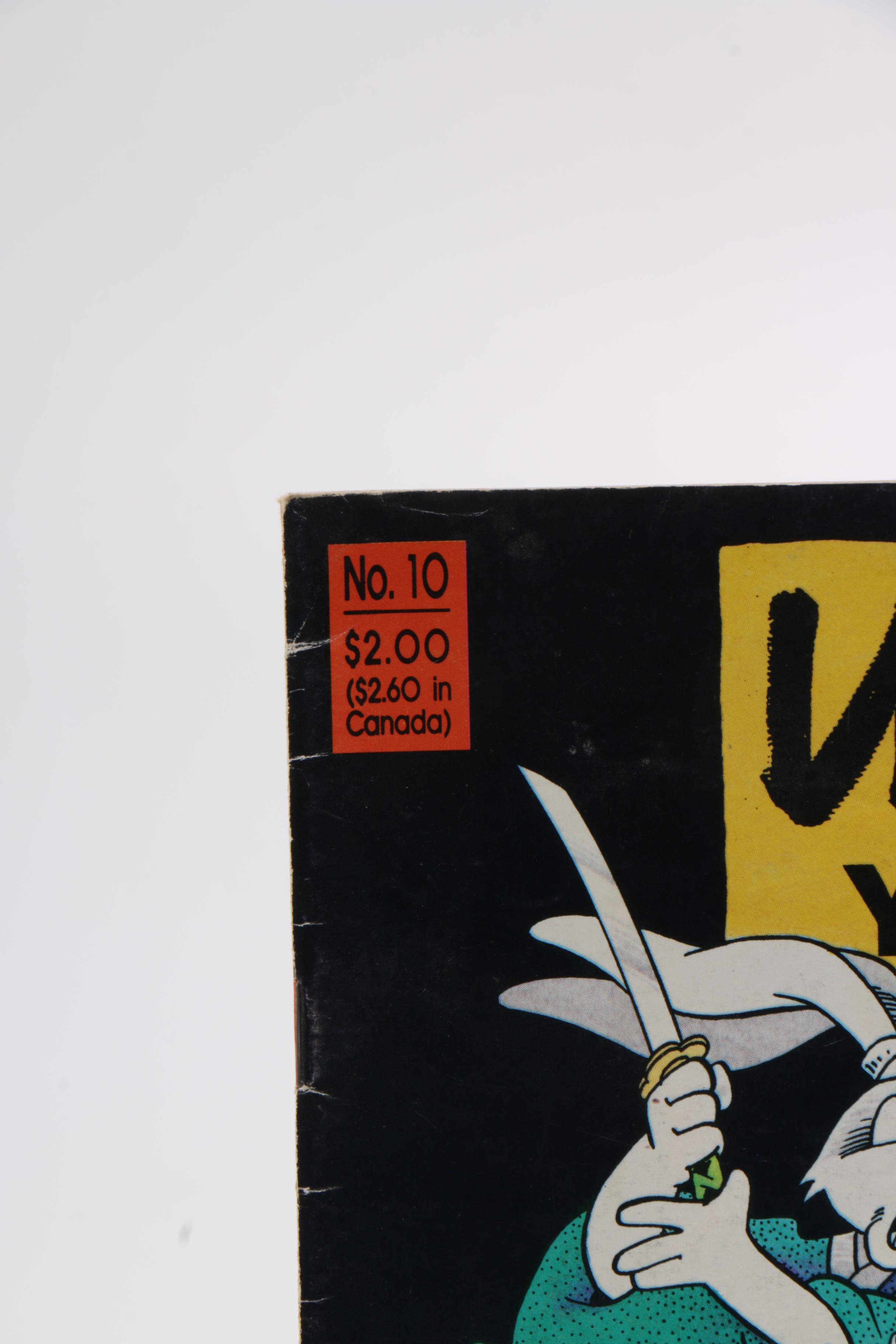 Vintage Comic and Coloring Book Collection Including "Teenage Mutant Ninja Turtles", "Star Trek"