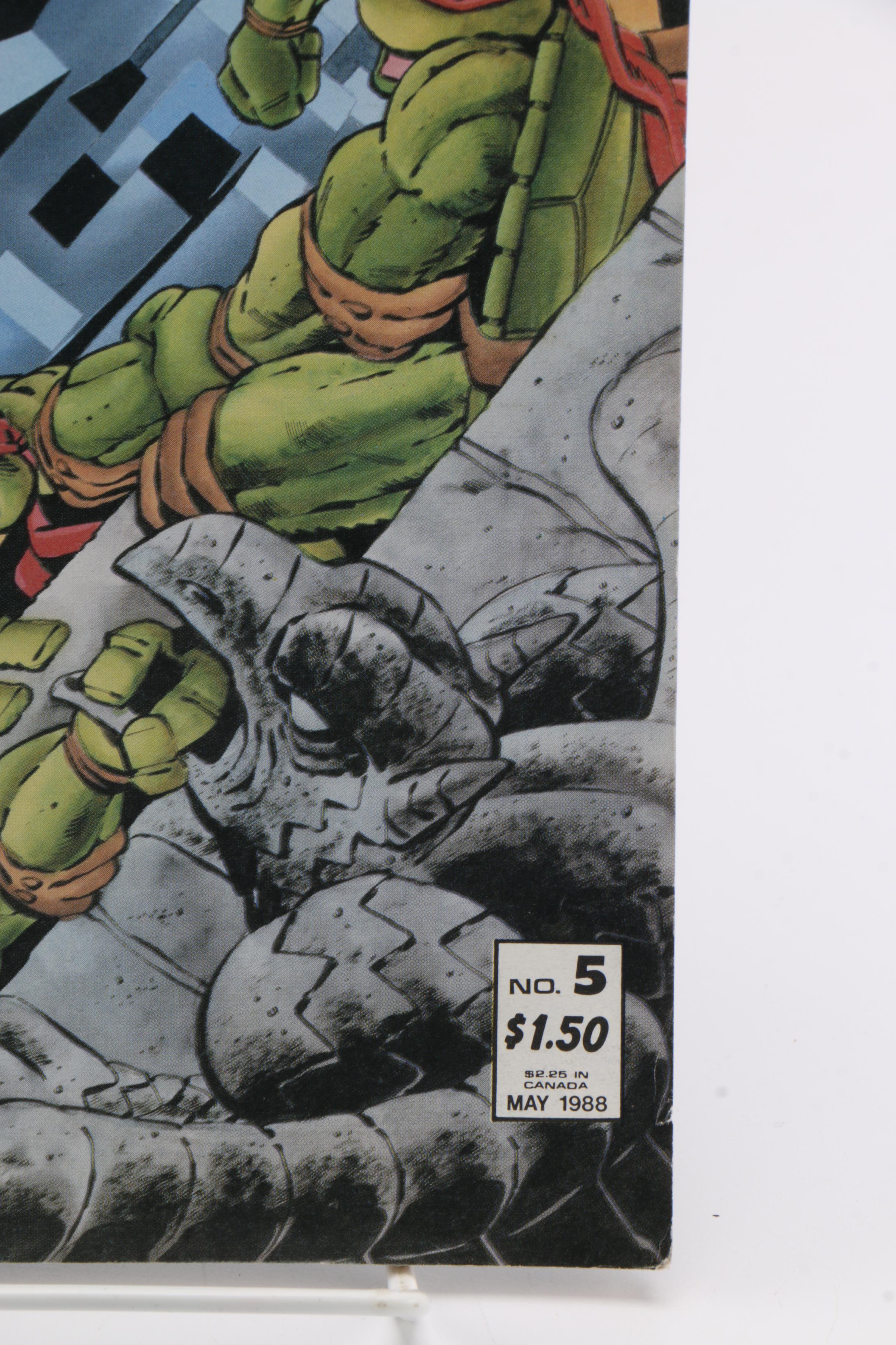 Vintage Comic and Coloring Book Collection Including "Teenage Mutant Ninja Turtles", "Star Trek"