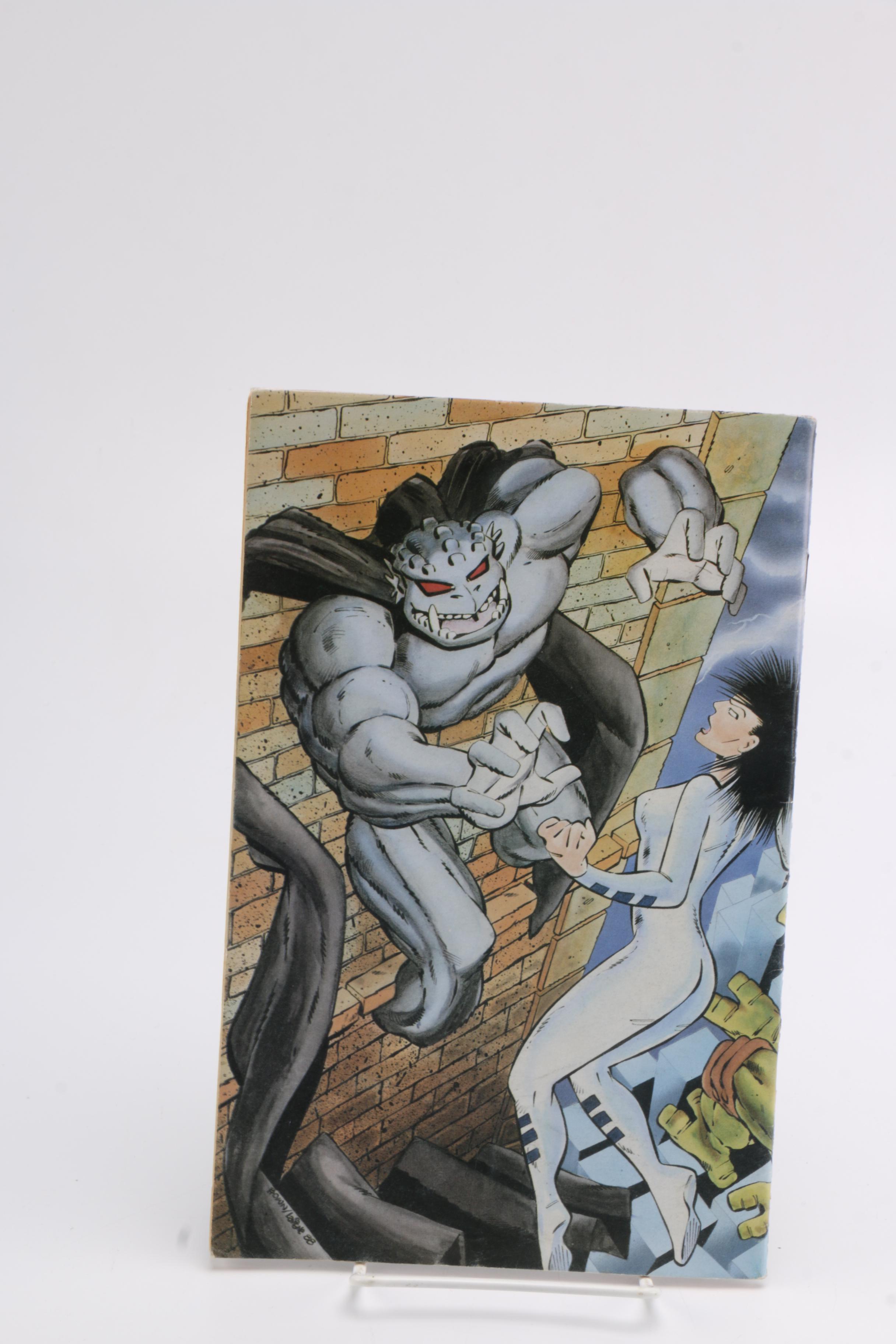 Vintage Comic and Coloring Book Collection Including "Teenage Mutant Ninja Turtles", "Star Trek"