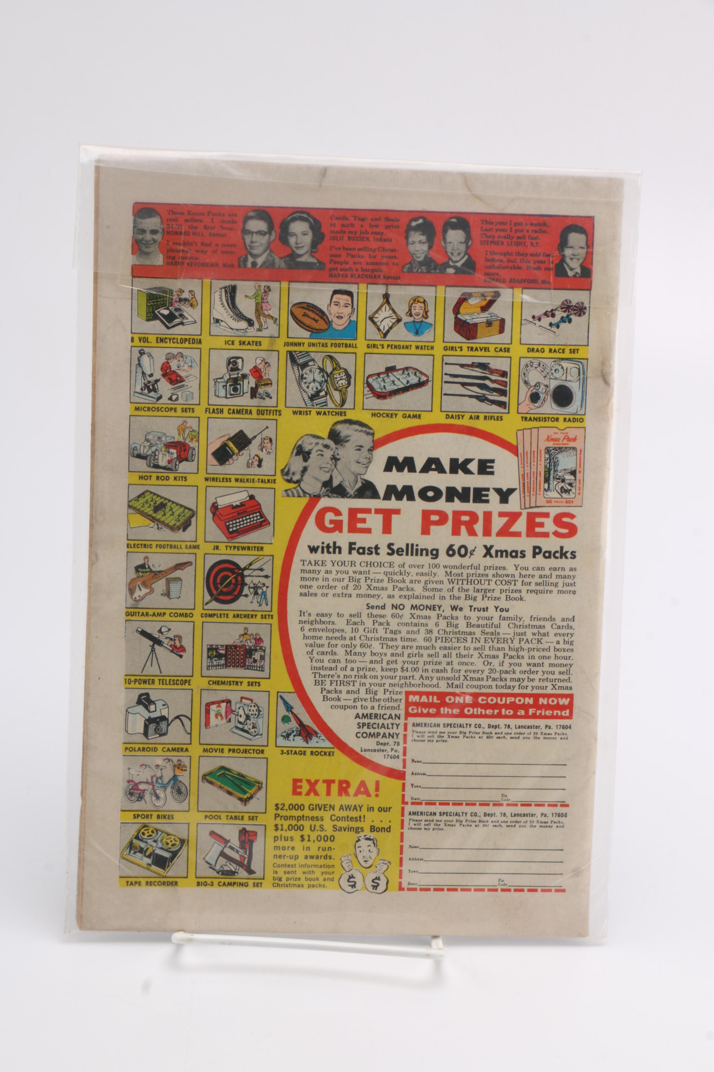 Vintage Comic and Coloring Book Collection Including "Teenage Mutant Ninja Turtles", "Star Trek"