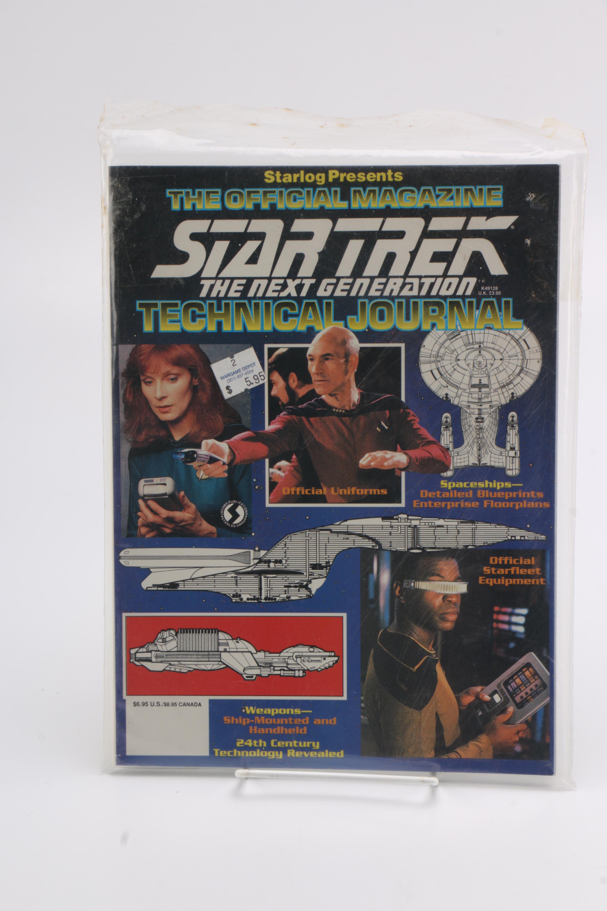 Vintage Comic and Coloring Book Collection Including "Teenage Mutant Ninja Turtles", "Star Trek"