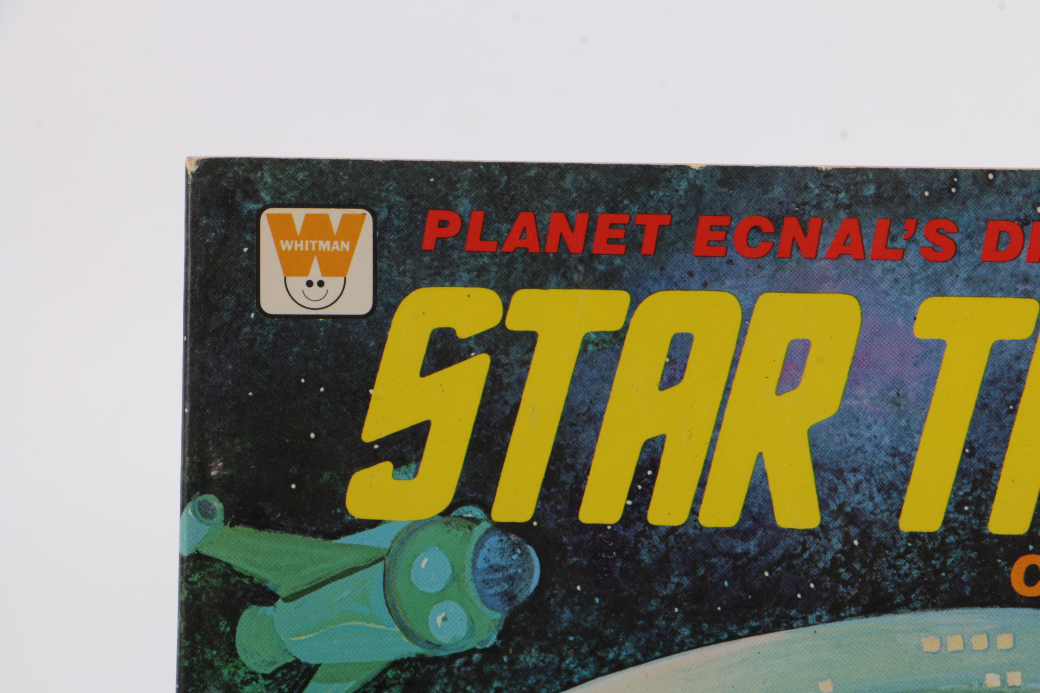 Vintage Comic and Coloring Book Collection Including "Teenage Mutant Ninja Turtles", "Star Trek"