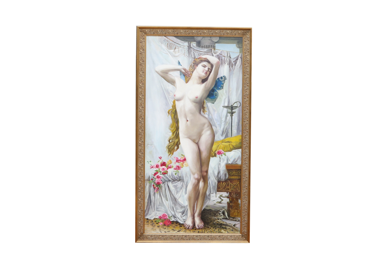After Guillaume Seignac "The Awakening of Psyche" Copy Painting