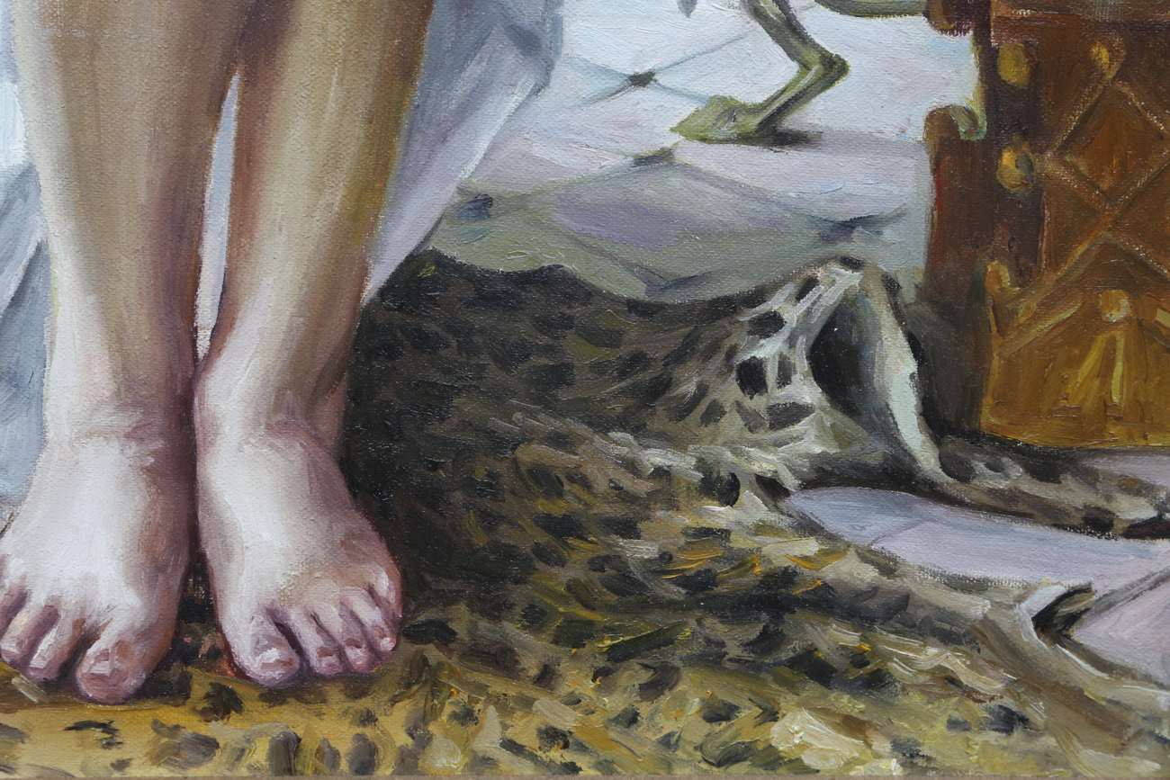 After Guillaume Seignac "The Awakening of Psyche" Copy Painting