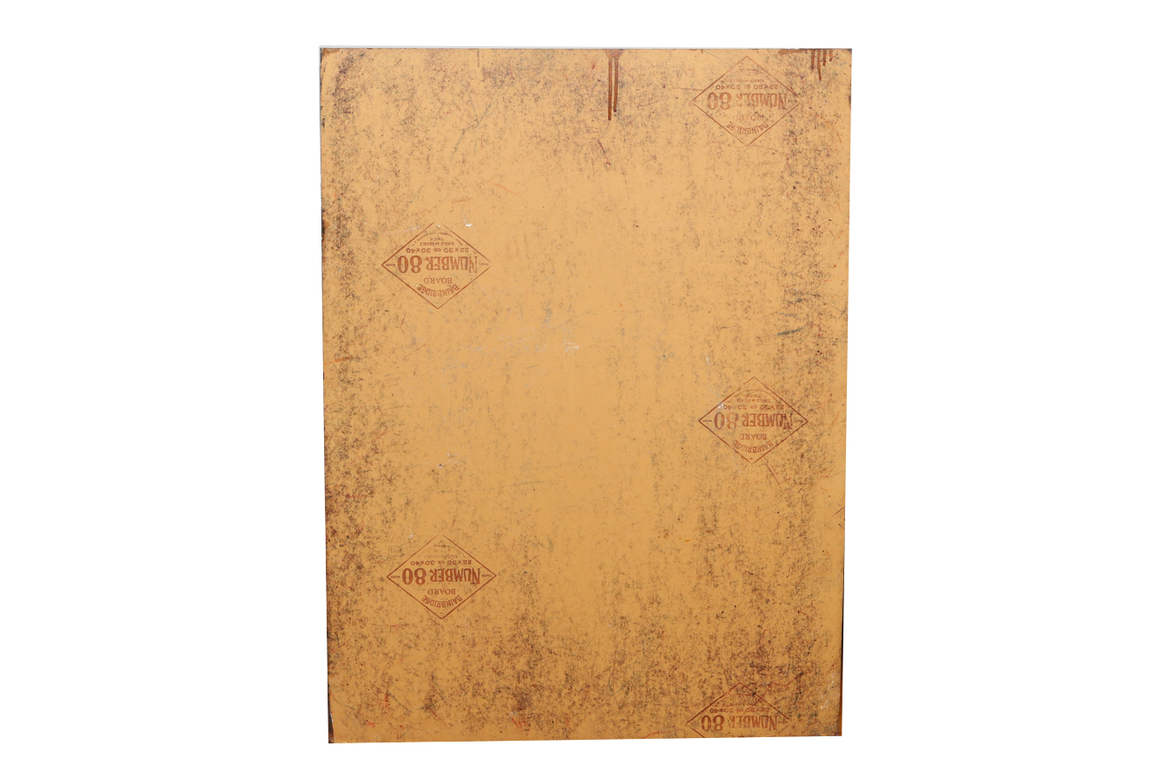 Rex Clawson Folk Art Oil Painting On Board