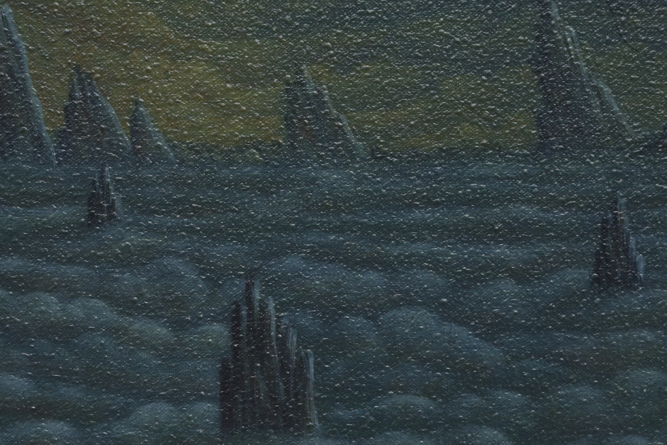 Original Asian Inspired Acrylic Painting On Canvas