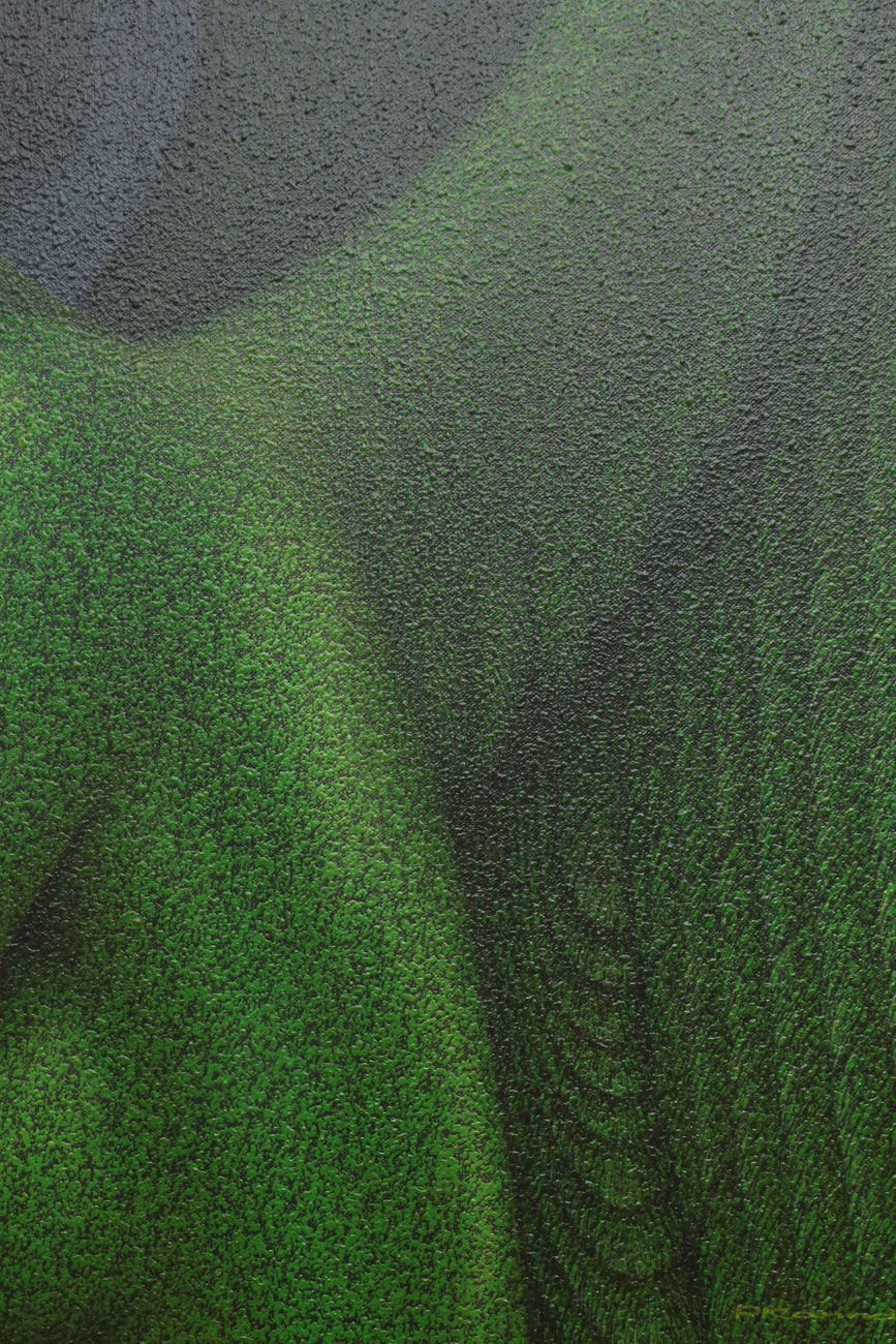 Original Asian Inspired Acrylic Painting On Canvas