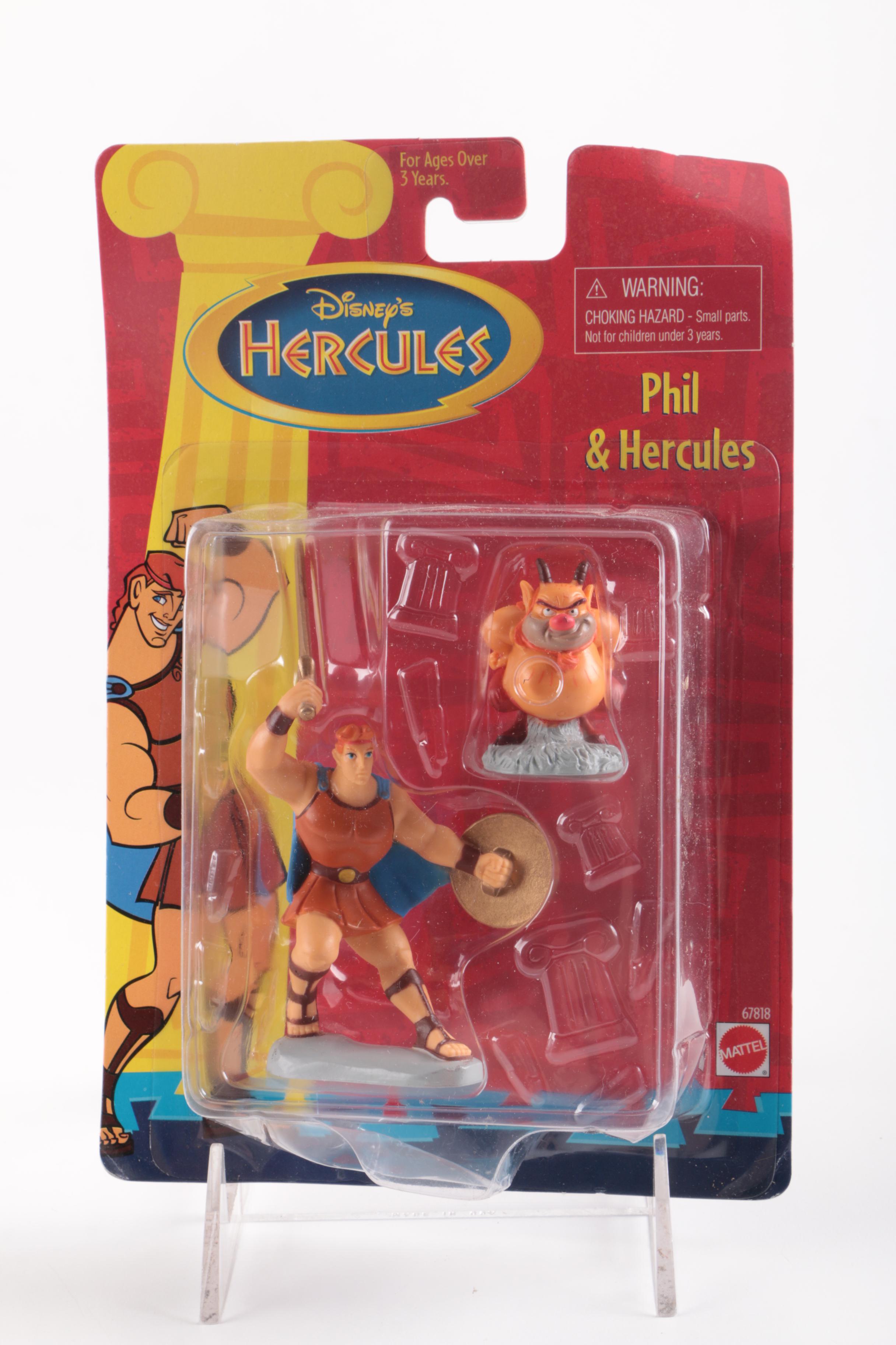 1990s Disney "Hercules" and "Snow White and the Seven Dwarfs" Toys