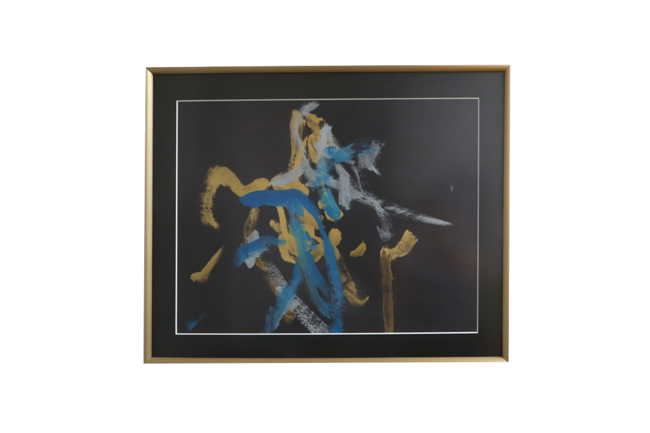 Original Abstract Metallic Painting