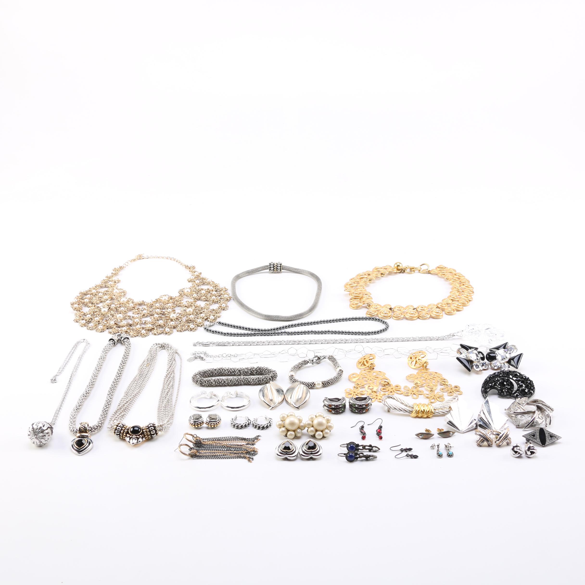 Costume Jewelry Including Anne Klein and Napier