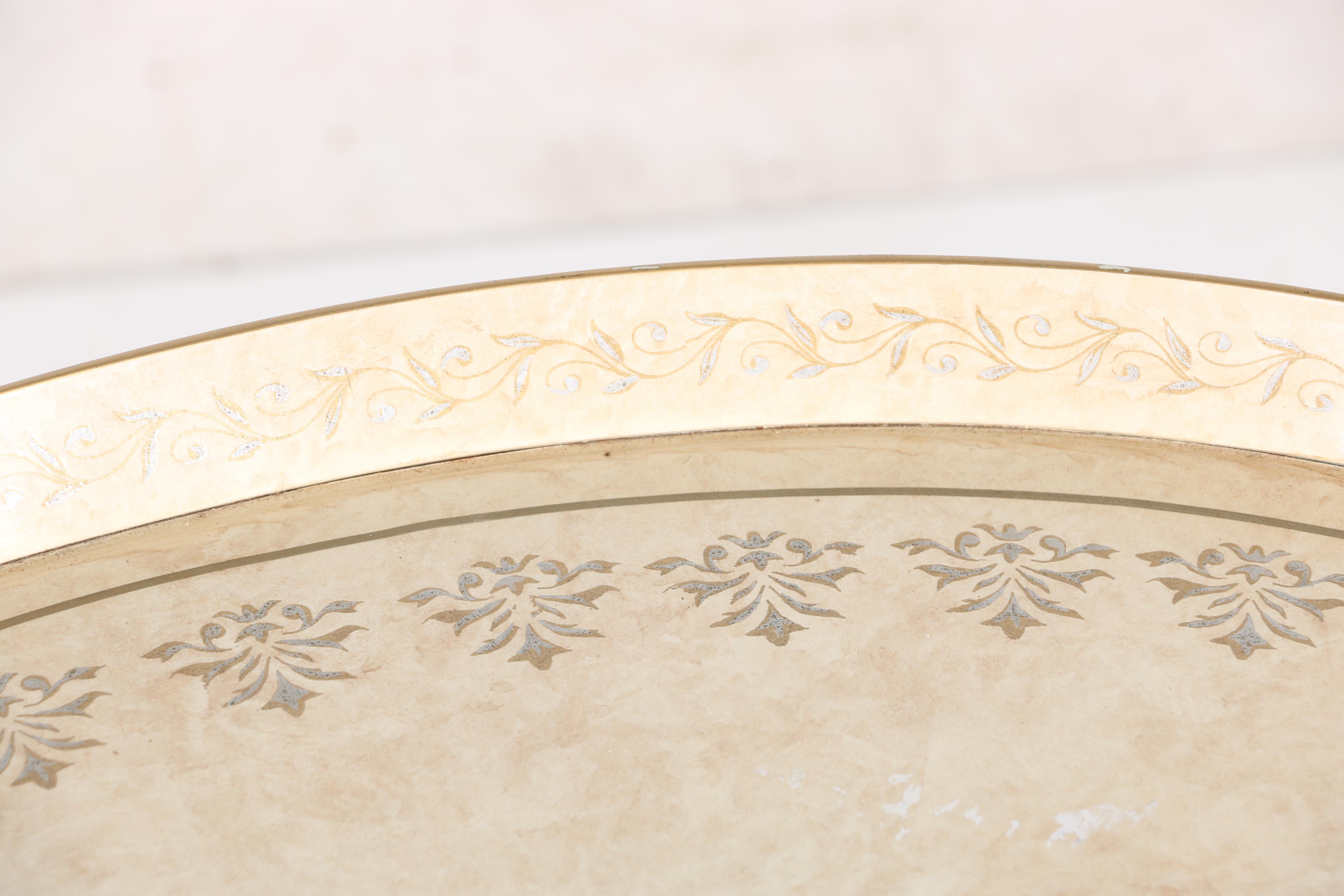 Italian Tole-Decorated Tray Table