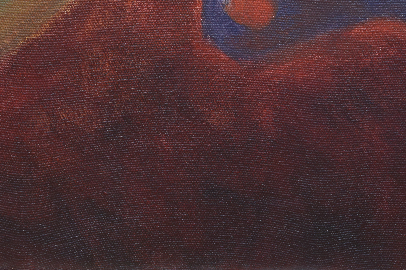 Very Large Theatrical Inspired Oil Painting On Canvas