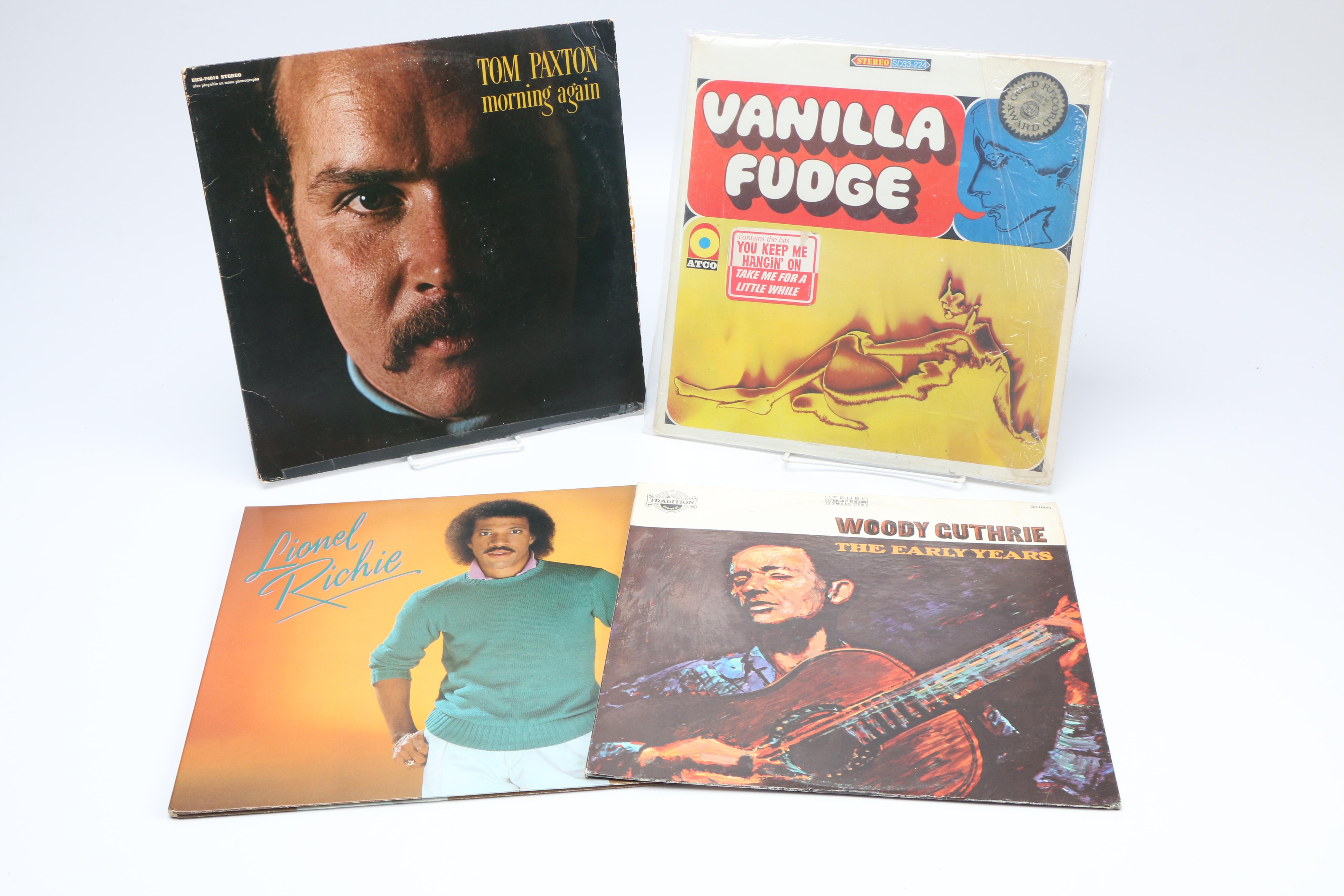 Black Sabbath, Lionel Richie, Woody Guthrie and Other Vintage LPs