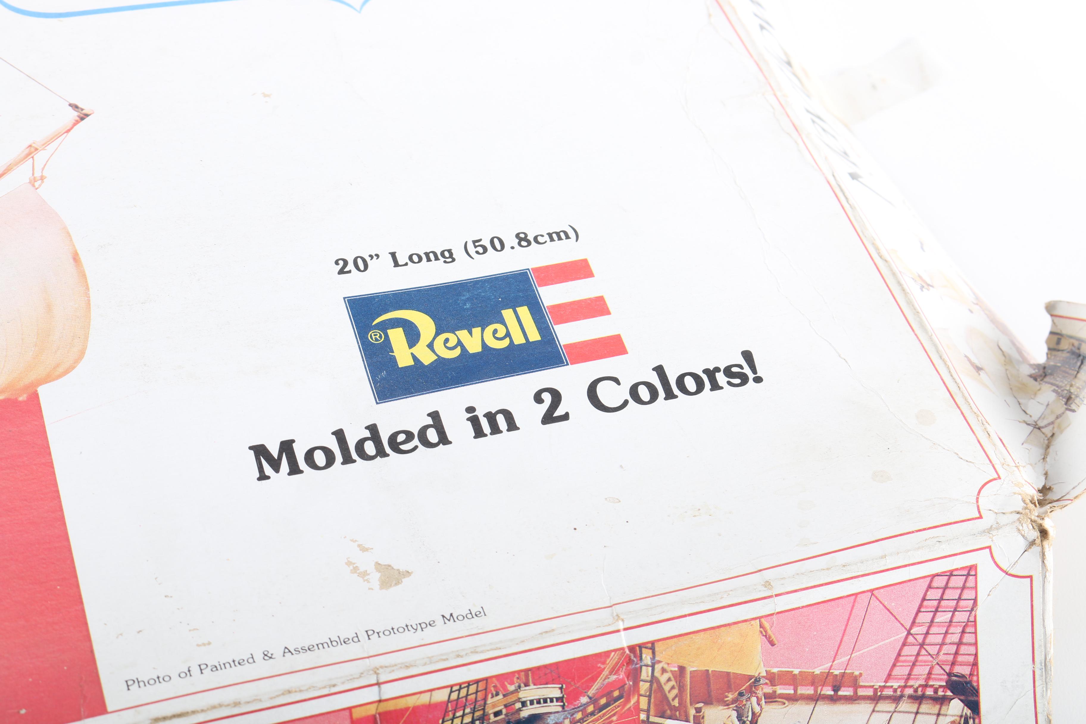 Four Mayflower Pilgrim Model Kits By Revell