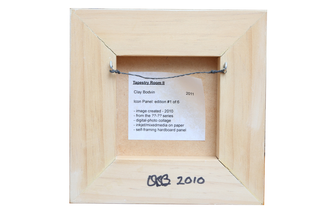 Clay Bodvin Limited Edition Digital Photo Collage "Tapestry Room II"