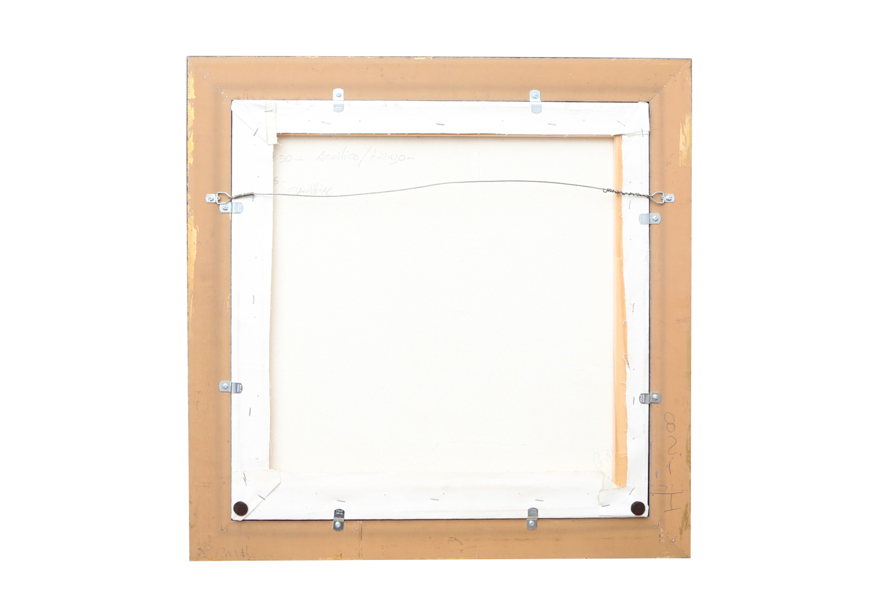 Orestes Gaulhiac Acrylic Painting On Canvas