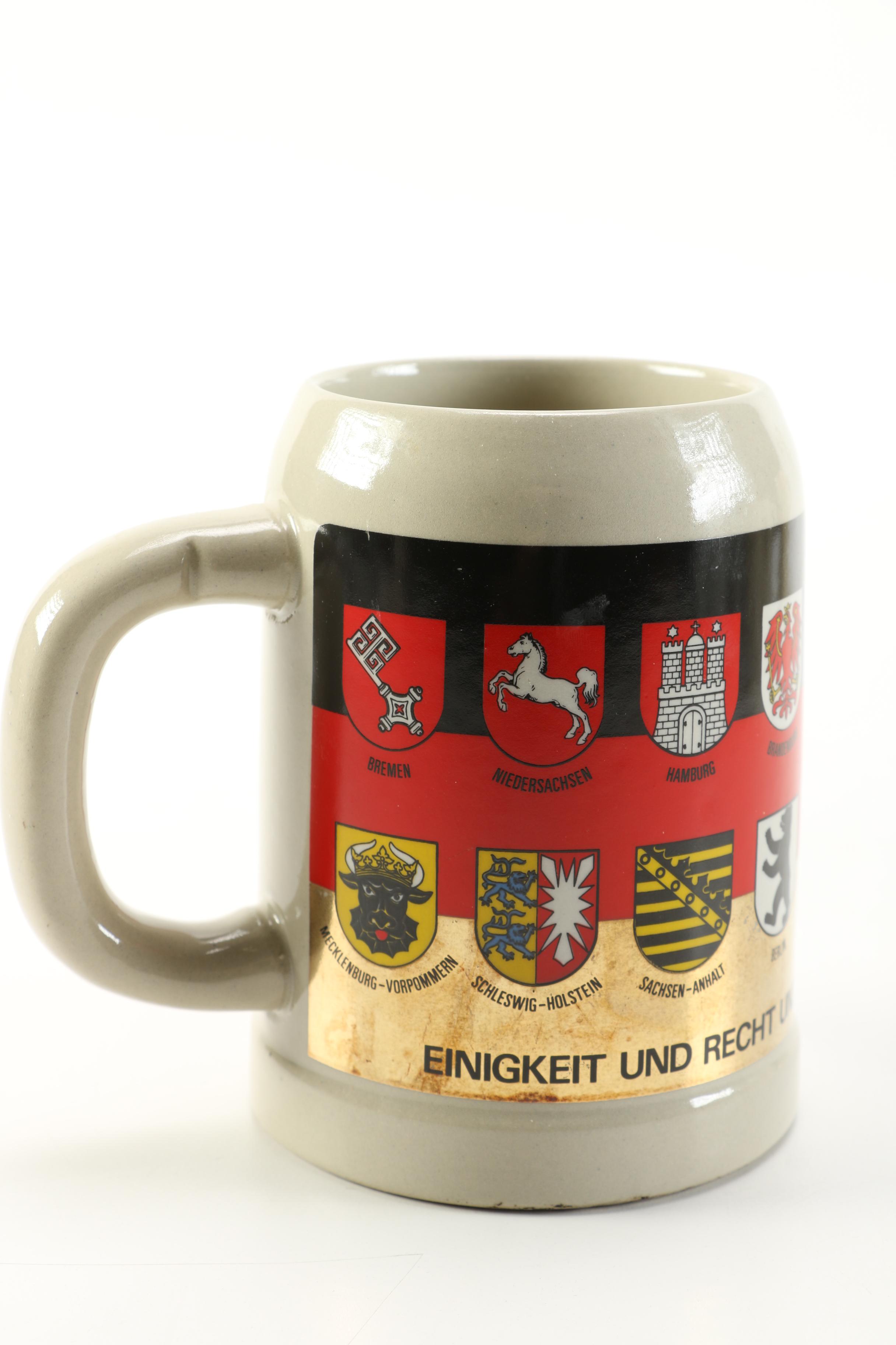 German Ceramic Beer Mugs