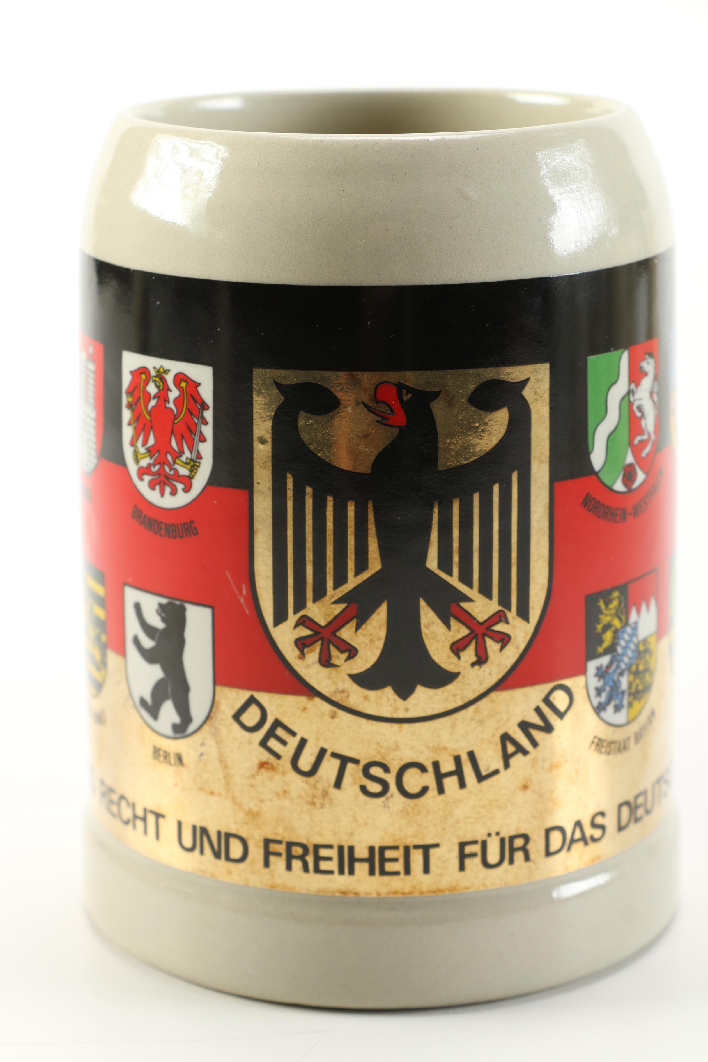 German Ceramic Beer Mugs