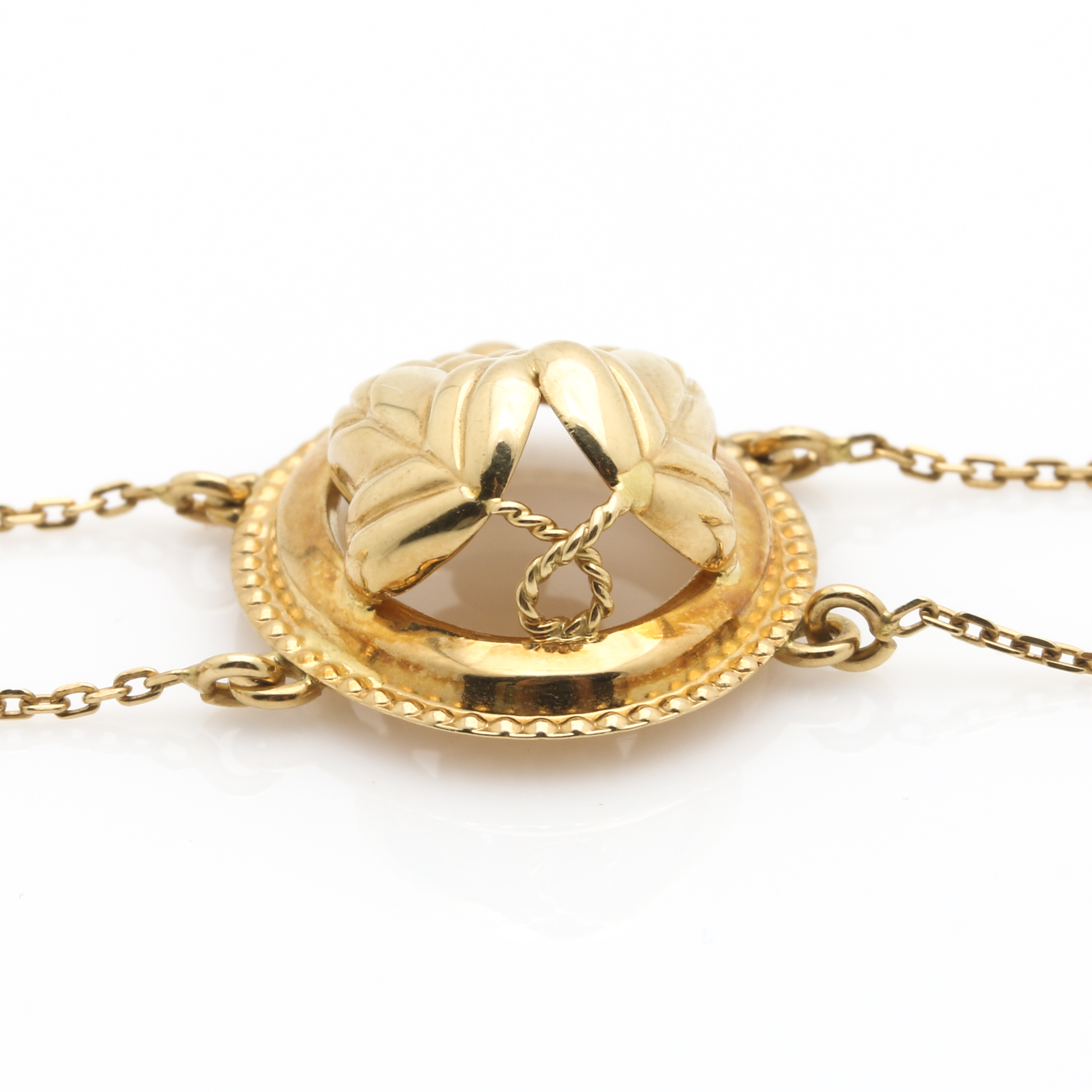 18K Yellow Gold Grape Bracelet