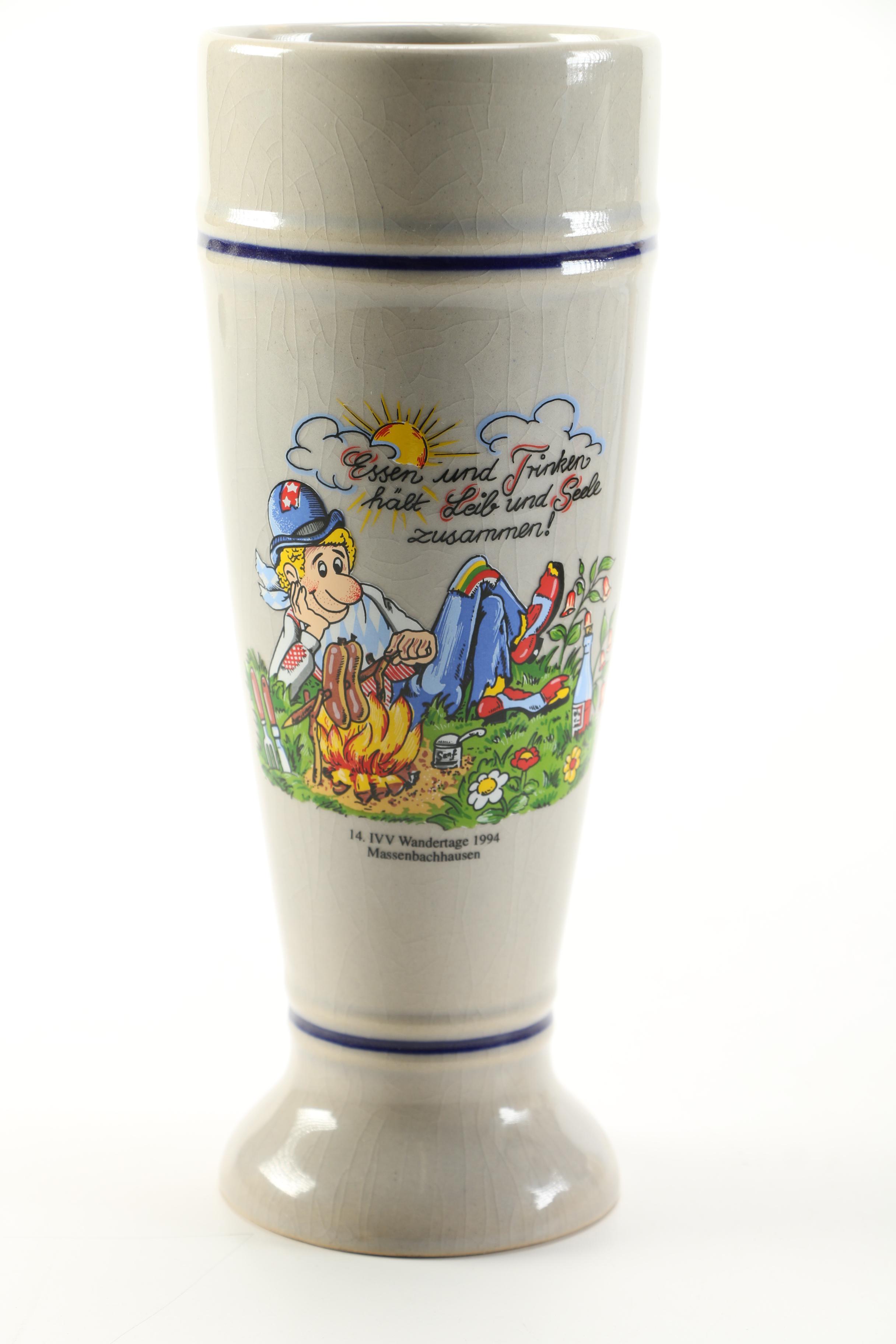 German Ceramic Beer Mugs