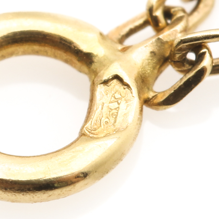 18K Yellow Gold Grape Bracelet