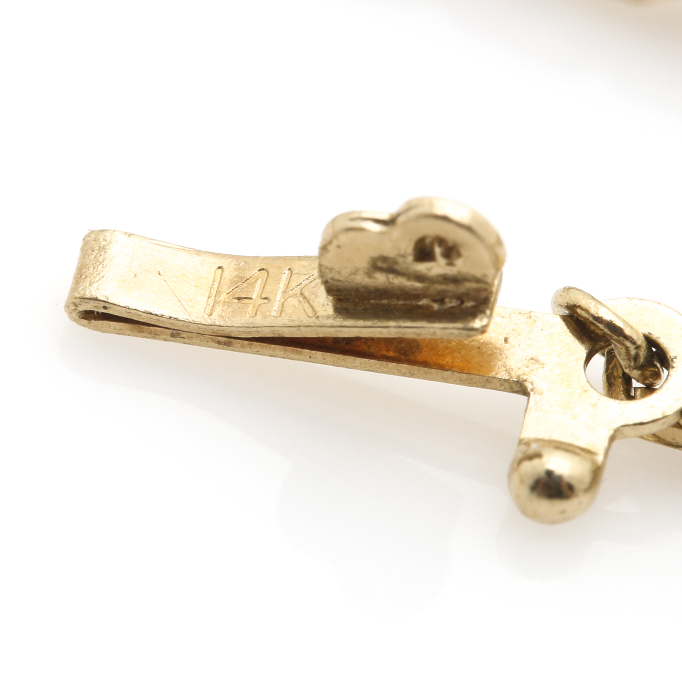 14K Yellow Gold Rope Chain Bracelet