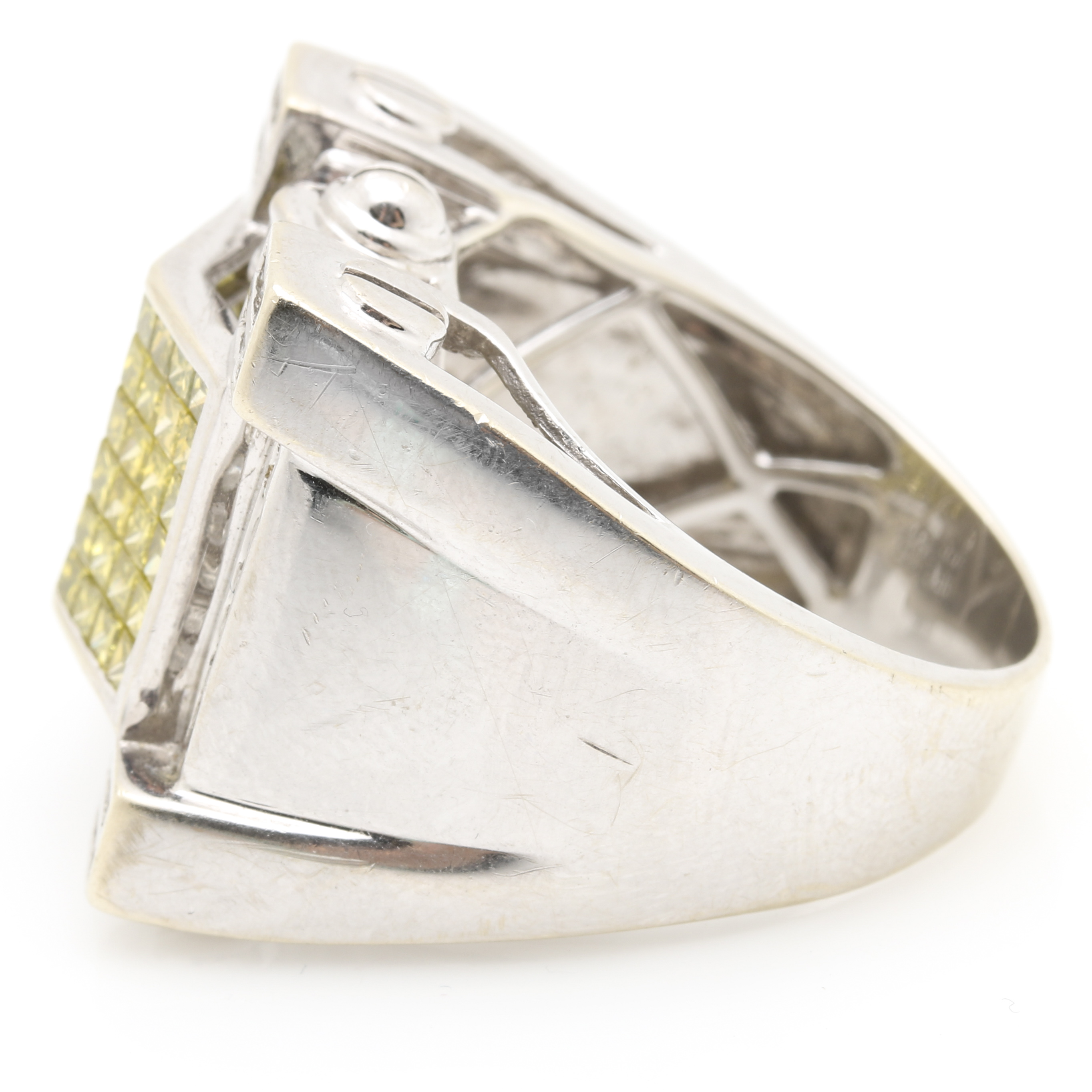 14K White Gold 2.50 CTW Diamond Ring