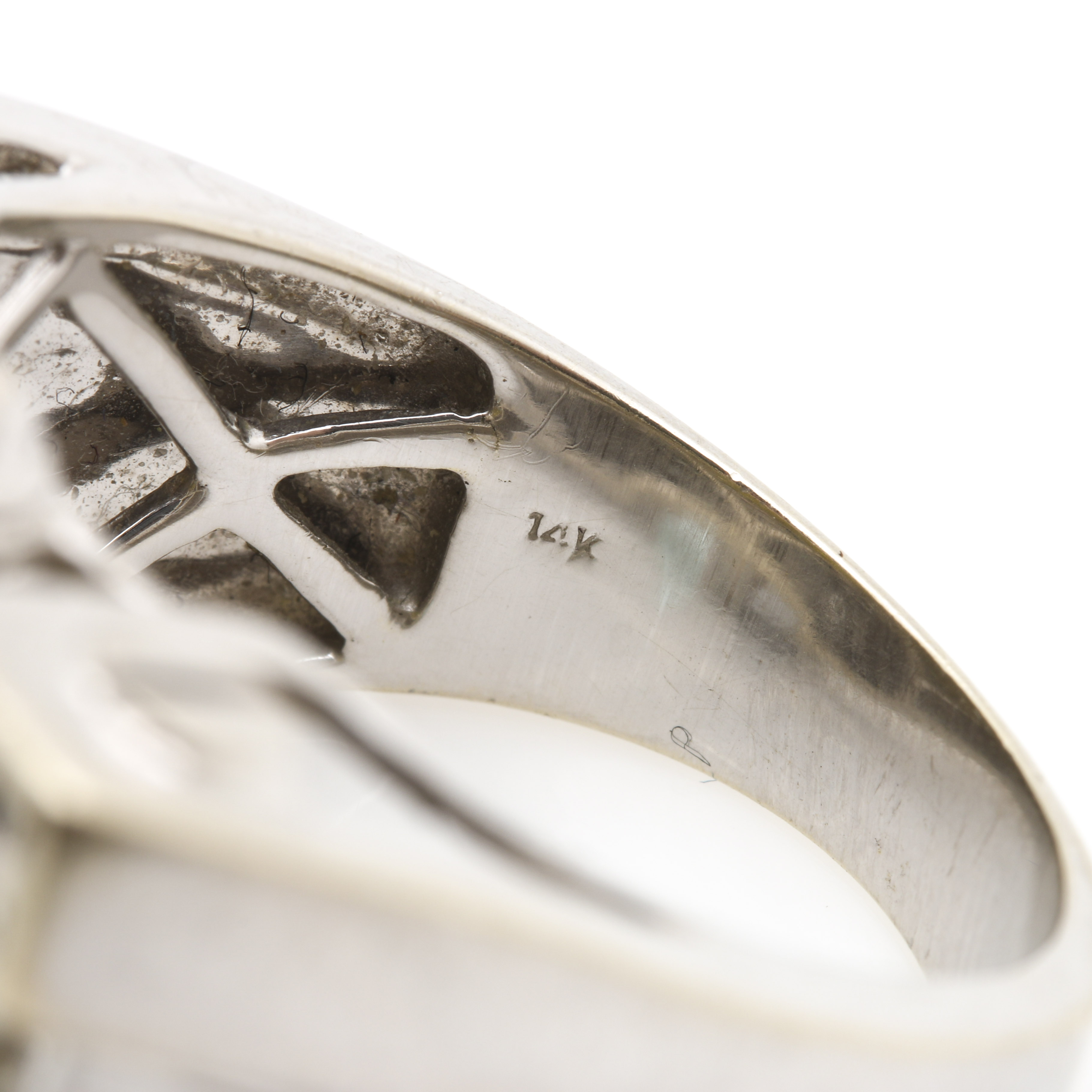 14K White Gold 2.50 CTW Diamond Ring