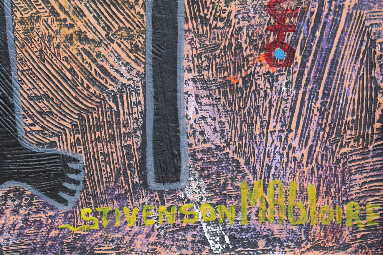 Stivenson Magloire Acrylic On Canvas