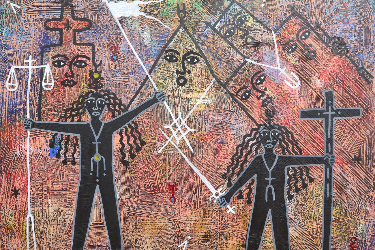 Stivenson Magloire Acrylic On Canvas