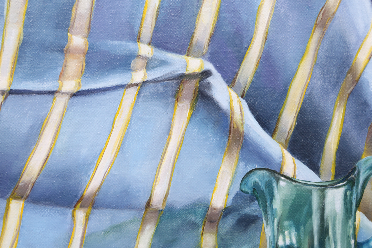 Daniel C. Chiriac Original Still Life Oil Painting On Canvas