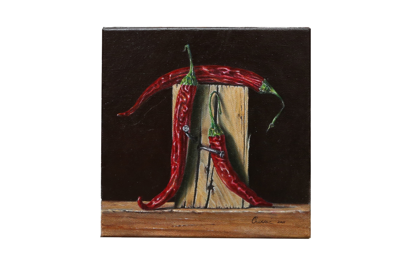 Daniel C. Chiriac Unique Still Life Oil Painting On Canvas