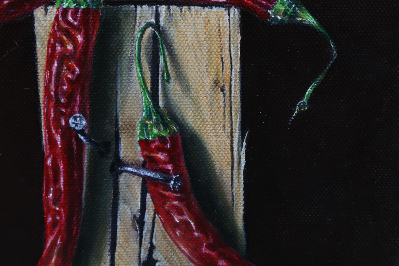 Daniel C. Chiriac Unique Still Life Oil Painting On Canvas