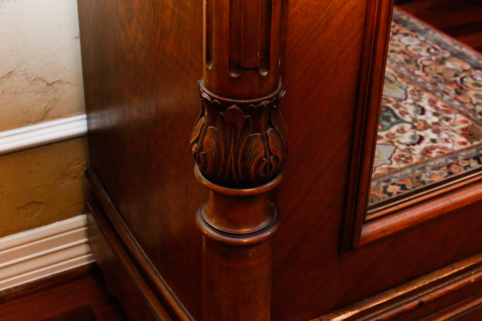 Antique German Mirrored Wardrobe