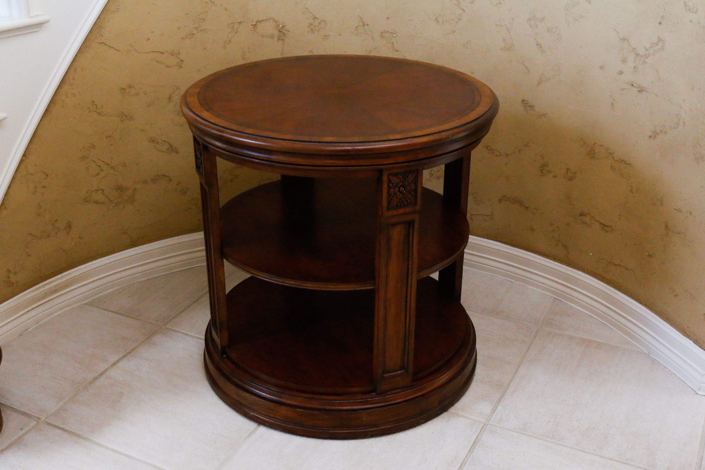 Circular Coffee Table From Ethan Allen